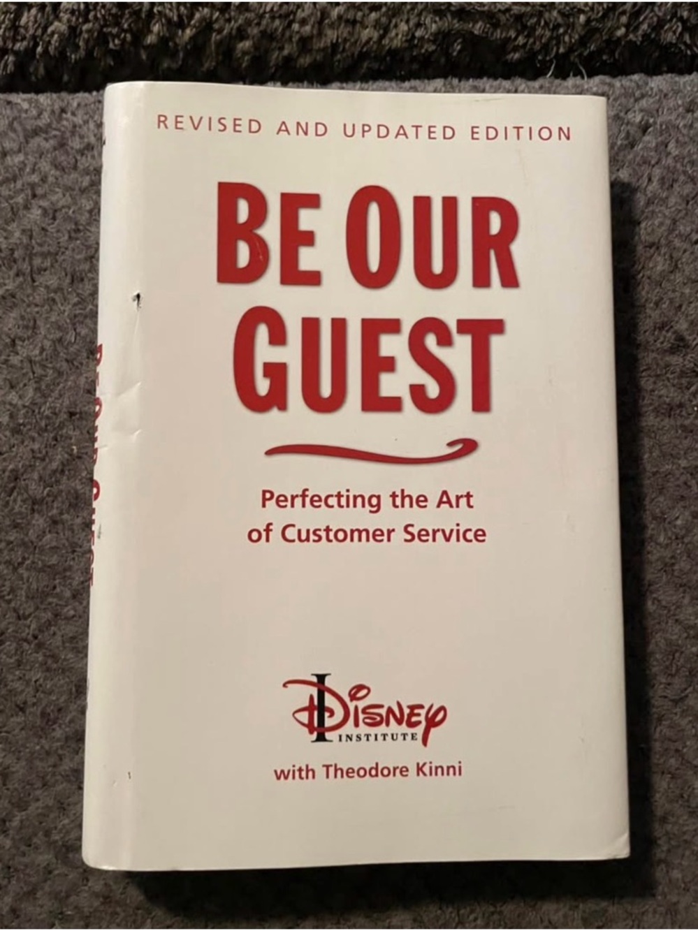 Be Our Guest Book - Red and White